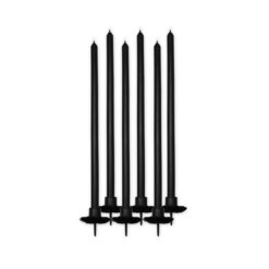 Candeline Stelo nero torta 20cm compleanno festa ilpianetadelparty