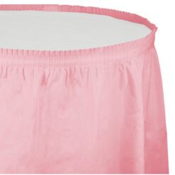 Gonnellone plastica rosa 73x426cm tinta unita