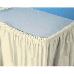 Gonnellone plastica tavolo party tinta unita