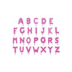 Palloncini Forma di Lettere fucsia mylar