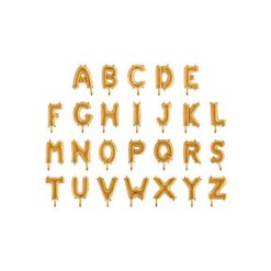 Palloncini Forma di Lettere oro mylar