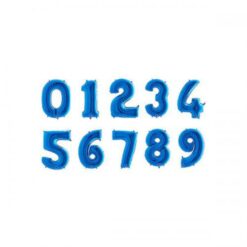 Palloncini Forma di numero blu mylar