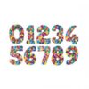 Palloncini Forma di numero decorati mylar