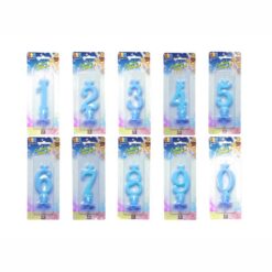 numeri candele candeline festa compleanno ilpianetadelparty celeste