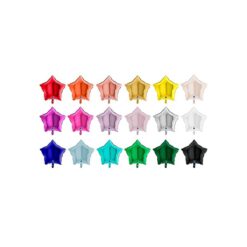 palloncini forma stelle mylar vari colori ilpianetadelaparty