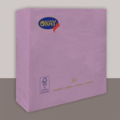 tovaglioli festa compleanno lilla tinta unita party 33X33cm