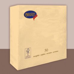 tovaglioli festa compleanno panna tinta unita party 33X33cm