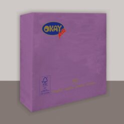 tovaglioli festa viola tinta unita party 33X33cm