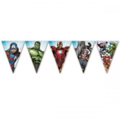 Festone bandierine avengers ilpianetadelparty