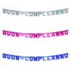 Festone buon compleanno fiocco ilpianetadelparty