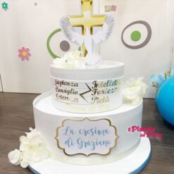 Torta finta scenografica personalizzata cresima