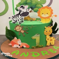 Torta finta scenografica personalizzata primo compleanno