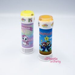 bolle di sapone personalizzati bimbo bimba