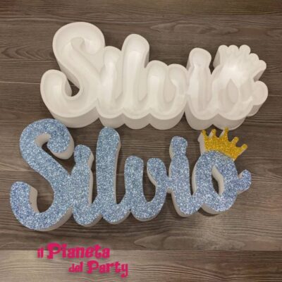 scritta confettata nome personalizzata ilpianetadelparty compleanno festa