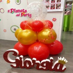 scritta personalizzata ilpianetadelparty rosso