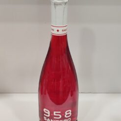 bottiglia santero glitterata rossa persolizzata